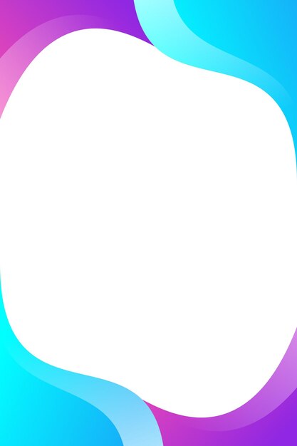 un fondo colorido con un círculo blanco y un cuadrado blanco