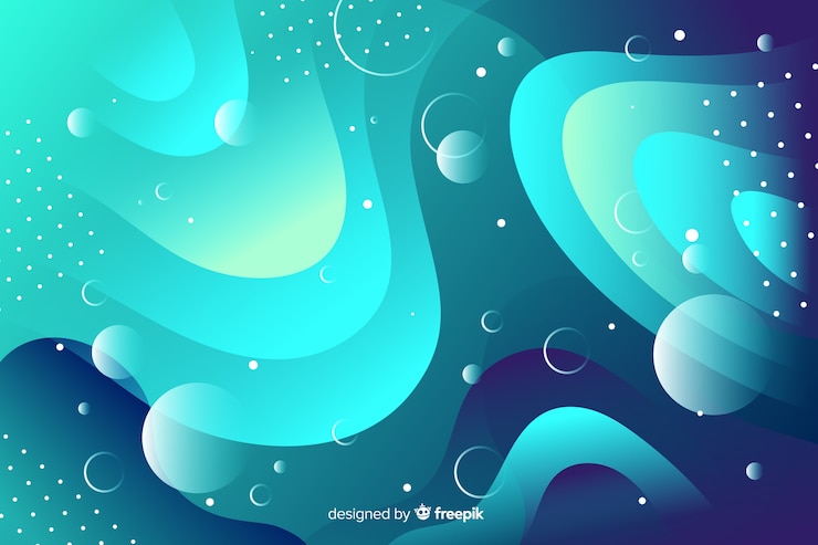 Vector gratuito fondo colorido degradado formas líquidas