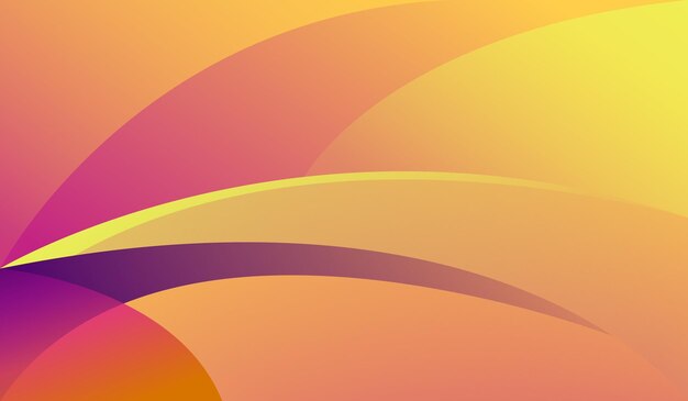 Fondo colorido degradado onda rojo amarillo