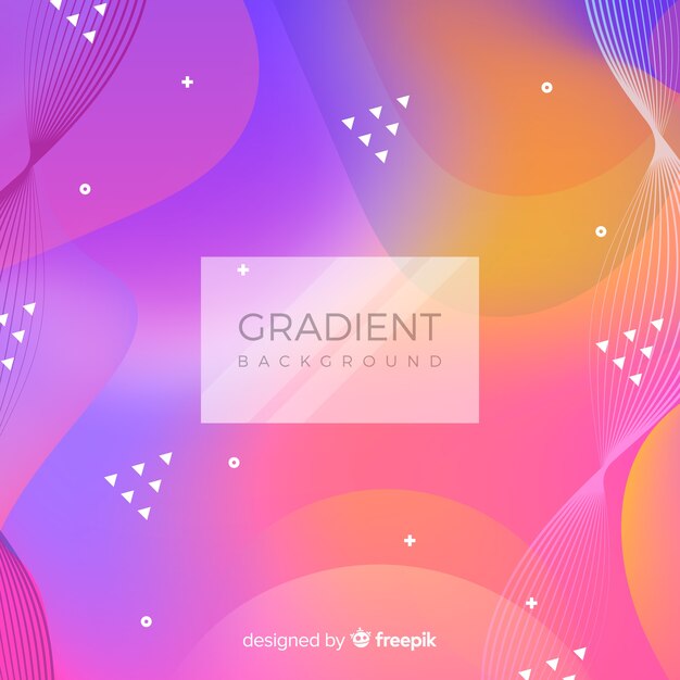 Fondo colorido degradado