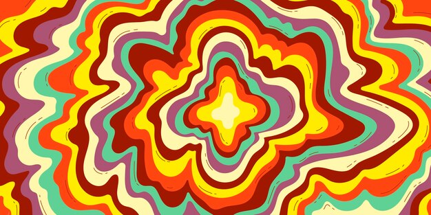 Fondo colorido dibujado a mano