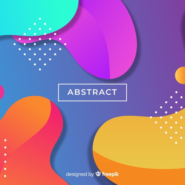 Fondo colorido con diseño abstracto