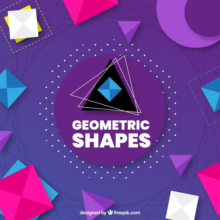 Vector gratuito fondo colorido con figuras geométricas