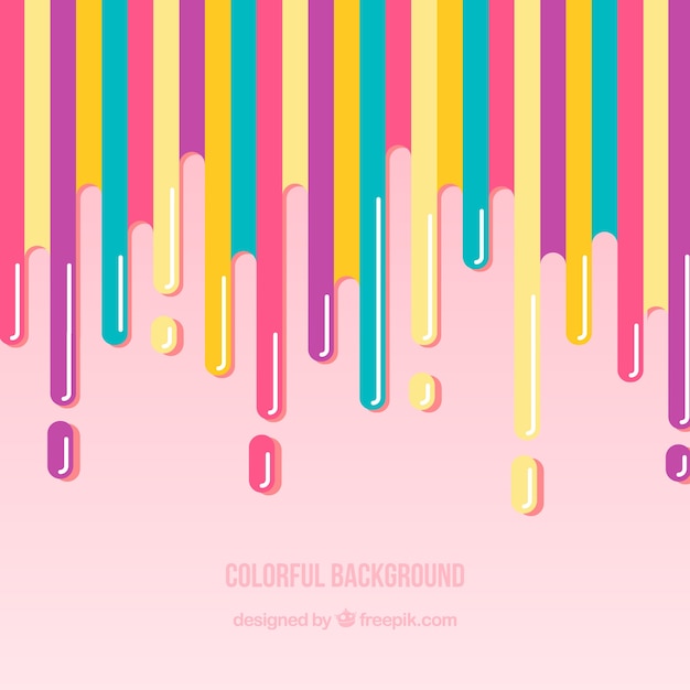 Fondo colorido con formas diferentes