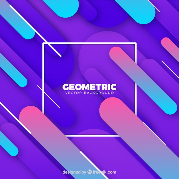 Fondo colorido con formas geométricas
