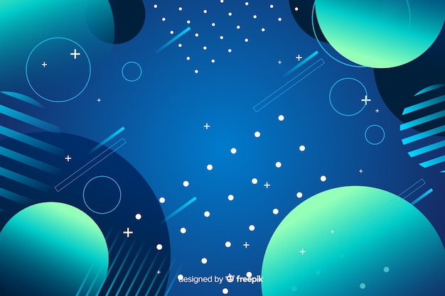Fondo colorido formas geométricas