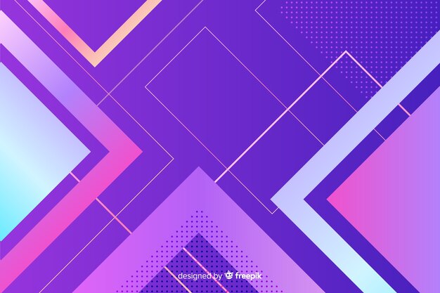 Fondo colorido con formas geométricas