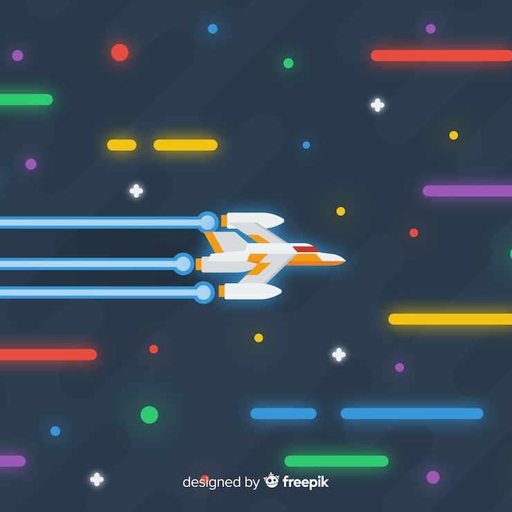 Vector gratuito fondo colorido de galaxia con diseño plano