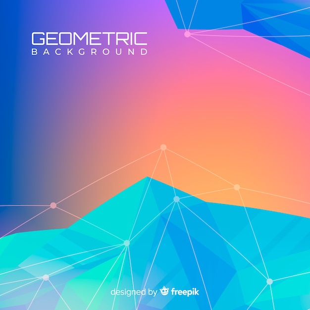 Fondo colorido geométrico