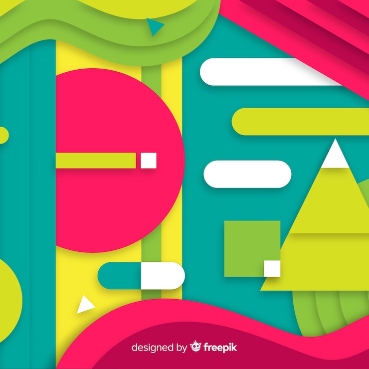 Vector gratuito fondo colorido geométrico