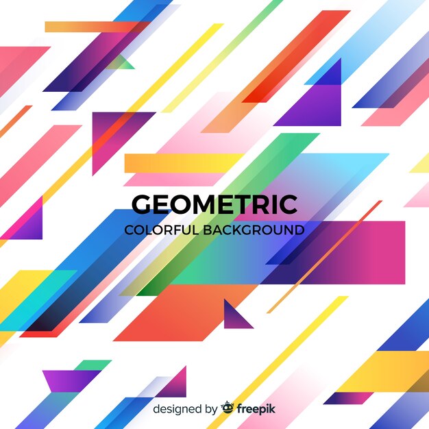 Fondo colorido geométrico