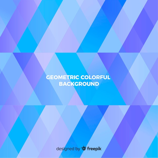 Fondo colorido geométrico