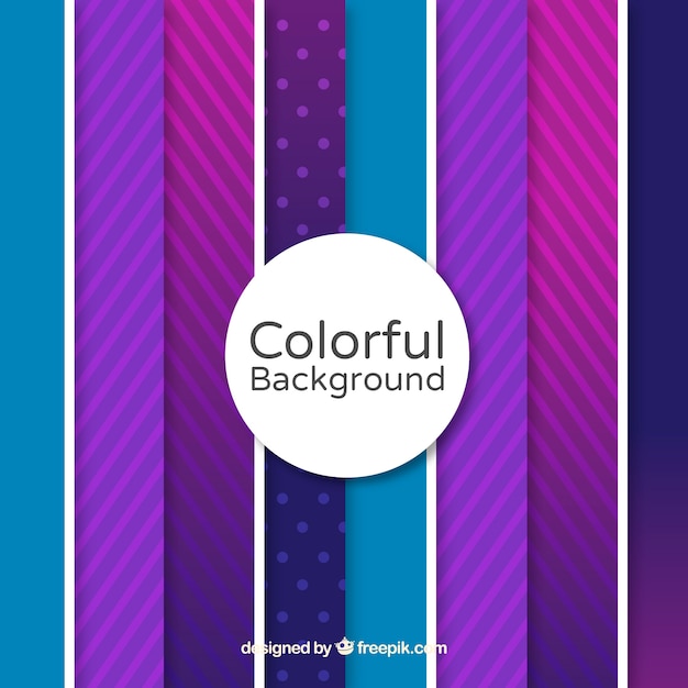 Fondo colorido con líneas de color púrpura