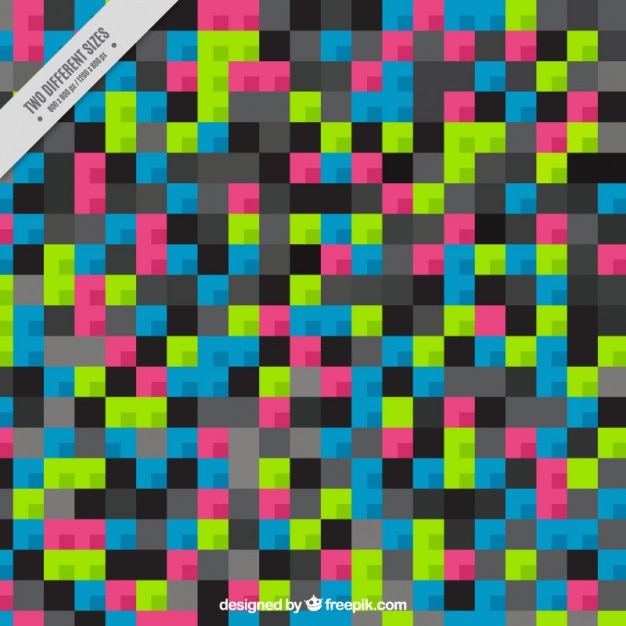 Fondo colorido de píxeles