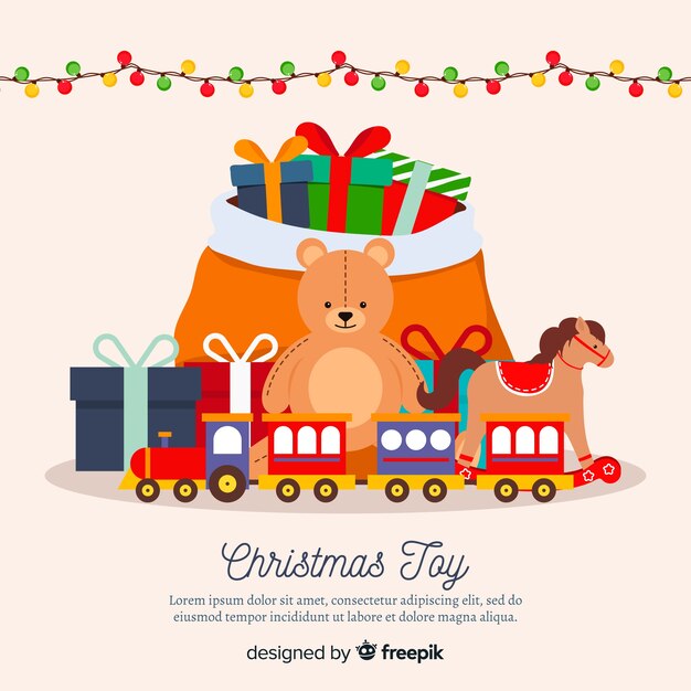 Fondo colorido regalos navidad