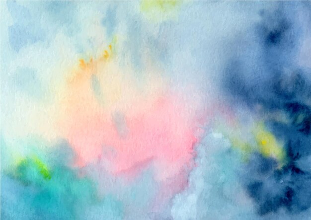 Fondo colorido textura abstracta con acuarela