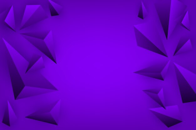 Fondo colorido con triángulos 3d