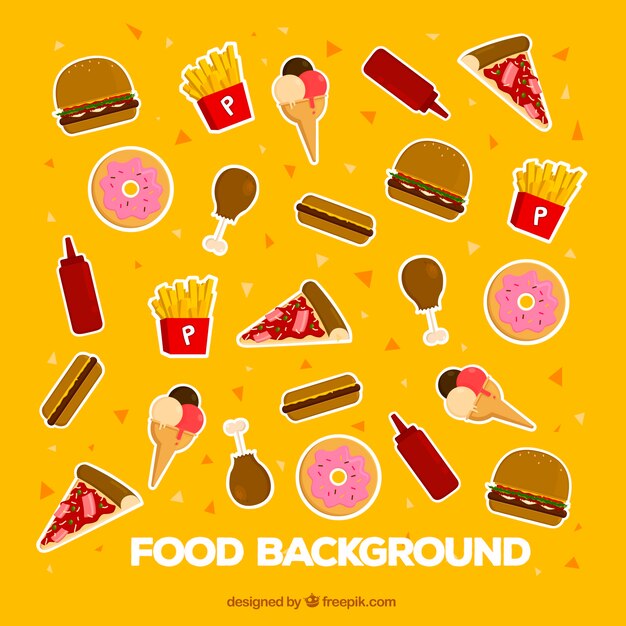 Fondo de comida deliciosa