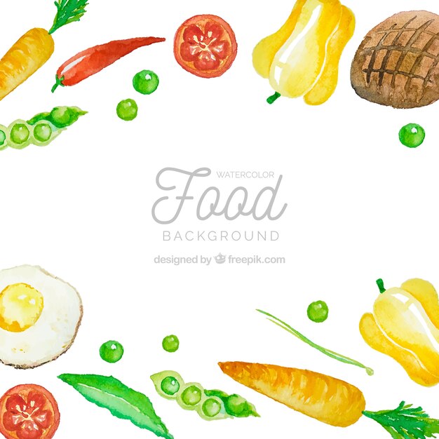 Fondo de comida con vegetales