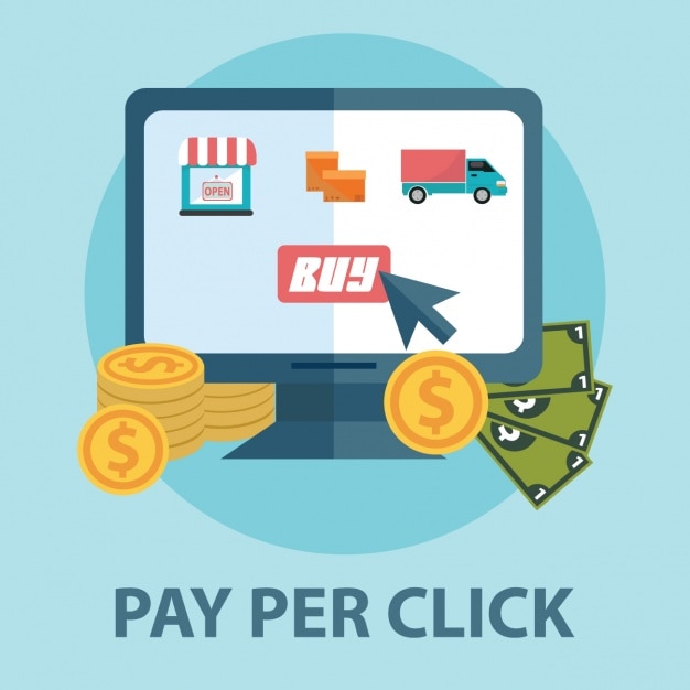 Vector gratuito fondo de compras en línea