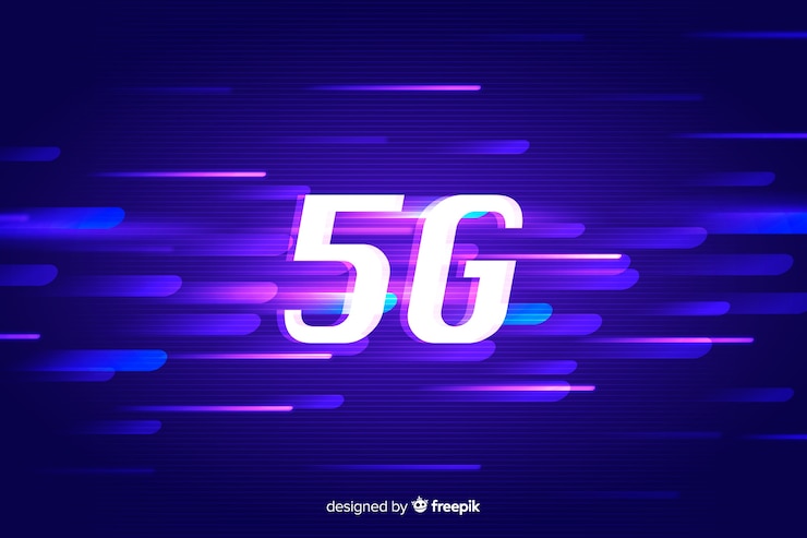 Vector gratuito fondo de concepto 5g