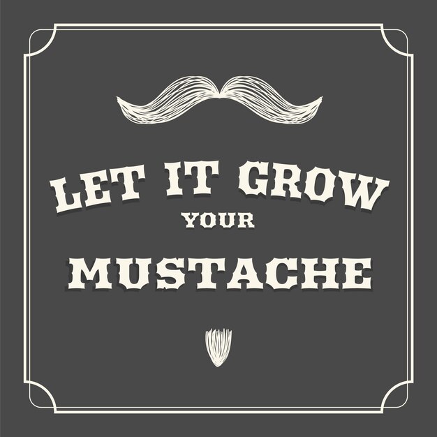 Fondo concepto movember con bigote