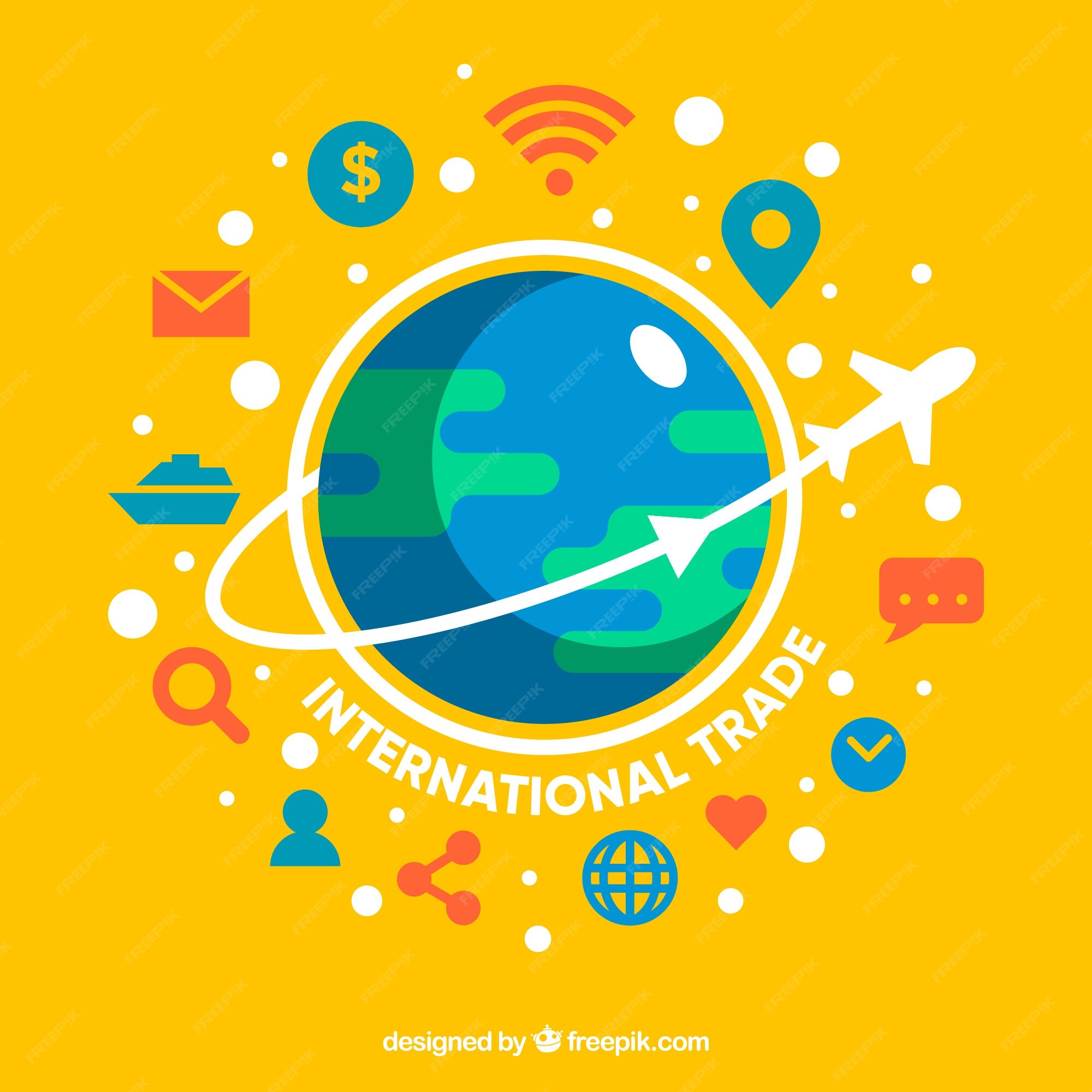 Fondo concepto negocios internacionales | Vector Gratis Fondo concepto negocios internacionales | Vector Gratis