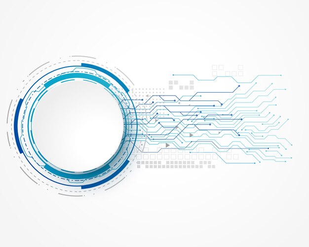 Fondo del concepto de tecnología con malla de alambre y espacio de texto