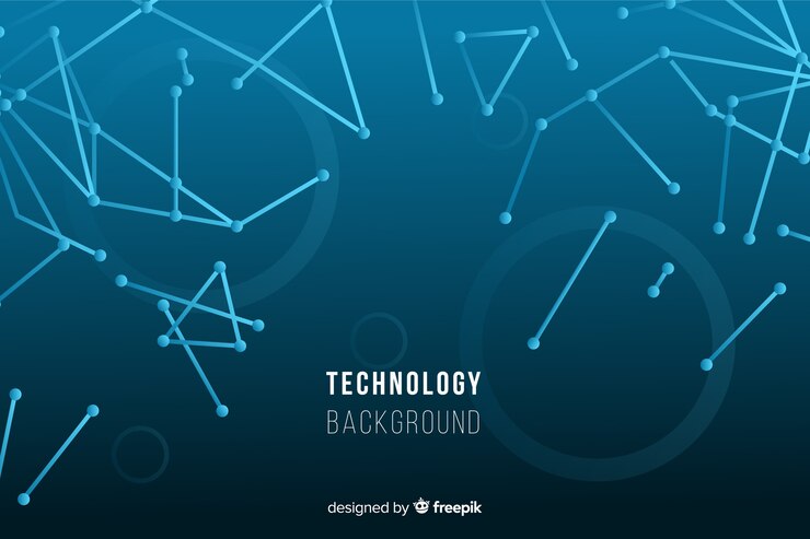 Vector gratuito fondo concepto tecnología
