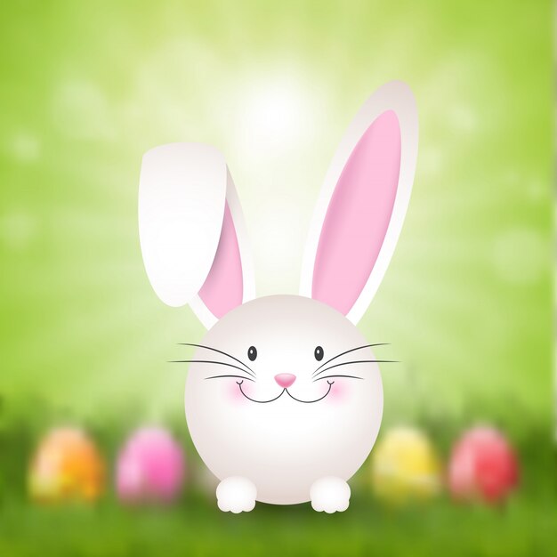 Fondo de conejito de Pascua