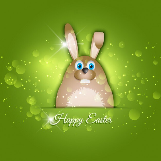 Fondo de conejo de pascua bonito