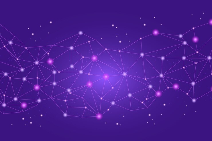 Vector gratuito fondo de conexión de gradiente