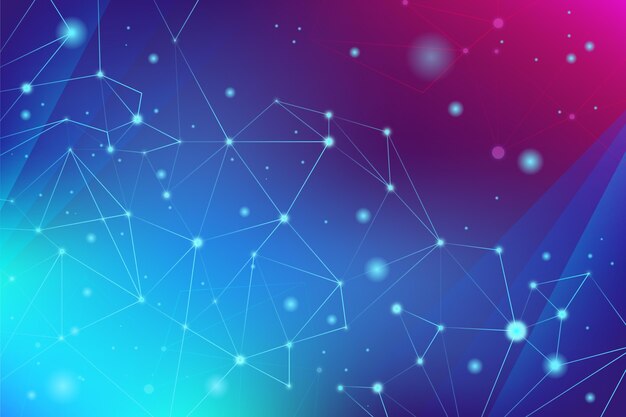 Fondo de conexión de red degradado