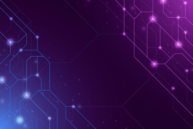 Vector gratuito fondo de conexión de red degradado