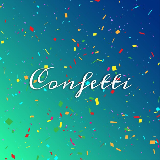 Fondo de confeti colorido decorativo abstracto