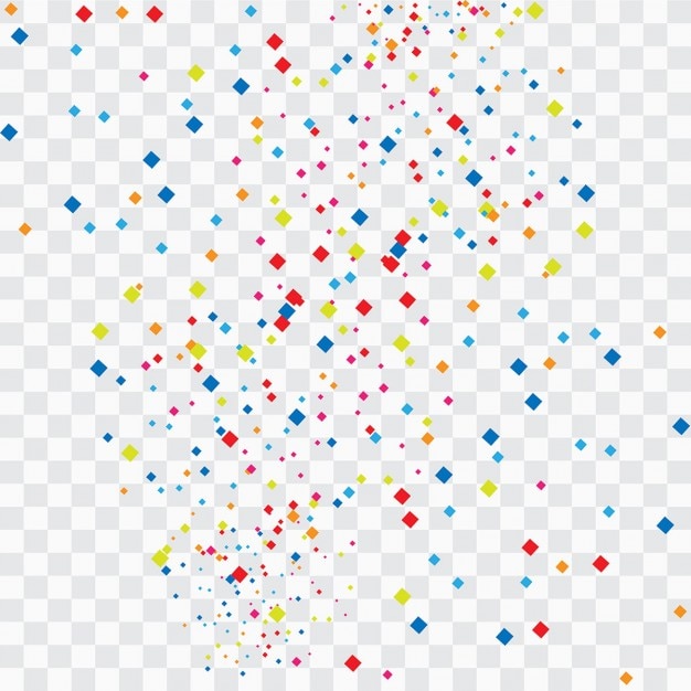 Fondo de confeti colorido