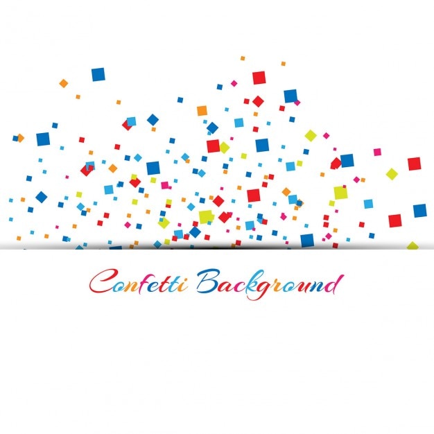 Fondo de confeti de fiesta