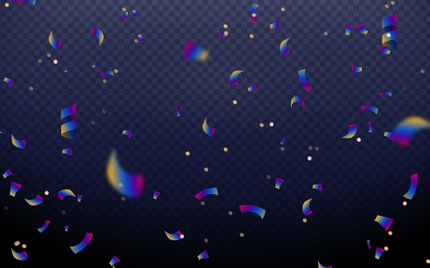 Fondo de confeti realista