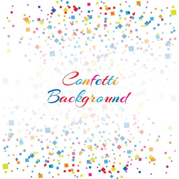 Fondo de confeti