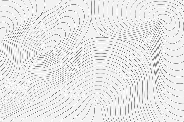 Fondo de contorno abstracto dibujado a mano