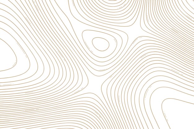 Fondo de contorno abstracto dibujado a mano