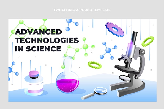 Vector gratuito fondo de contracción de ciencia isométrica