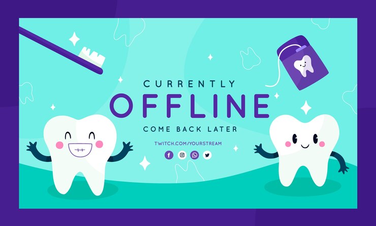 Vector gratuito fondo de contracción de clínica dental de diseño plano