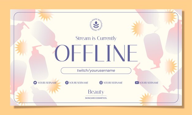 Fondo de contracción del concepto de belleza