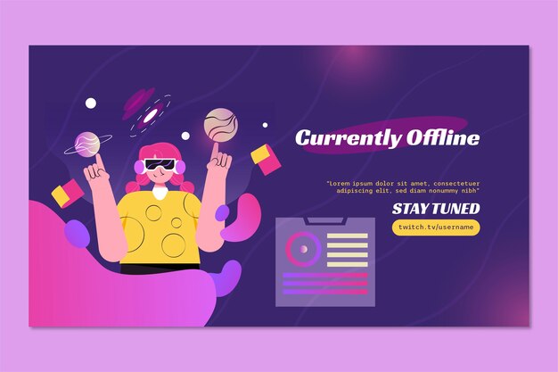 Fondo de contracción de concepto de metaverso de diseño plano