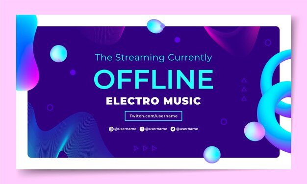Fondo de contracción de eventos de música electrónica