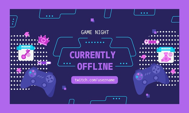 Fondo de contracción de la noche de juego