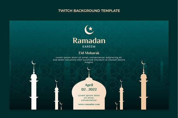 Fondo de contracción de ramadán degradado