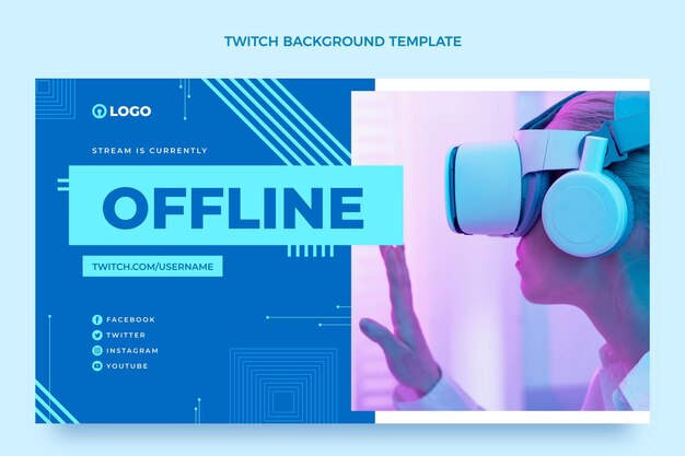 Fondo de contracción de tecnología de diseño plano
