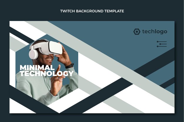 Fondo de contracción de tecnología mínima plana